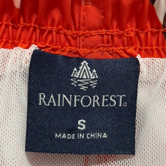 NEW Rainforest Swim Trunks Novelty Popsicle Paradise Swim Shorts Red | Small - Picture 12 of 12